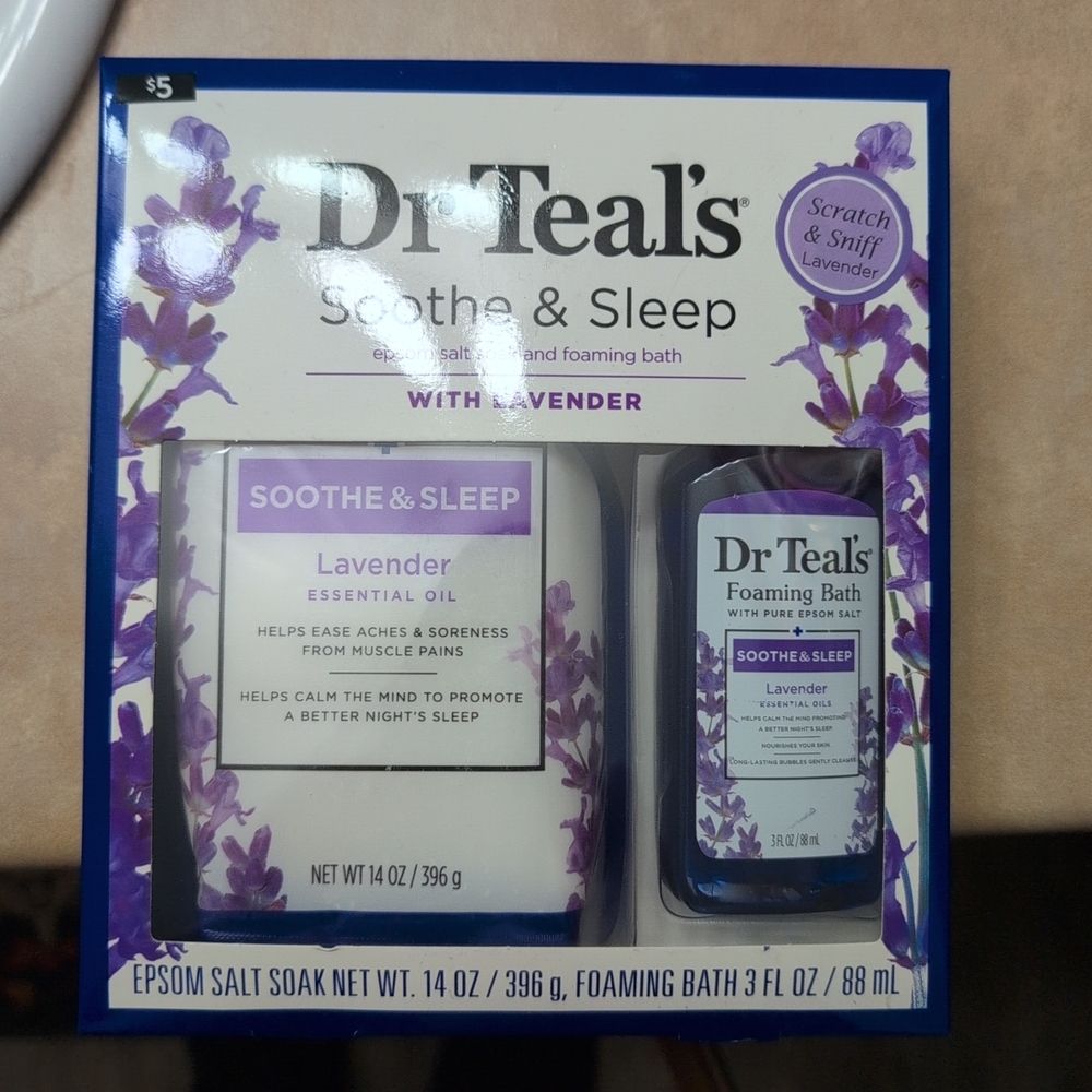 Lavender Soothe & Sleep Bath Set